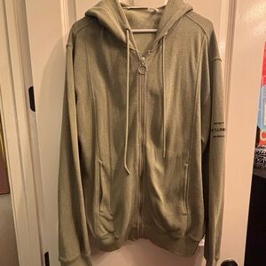 Helmut Lang Sage Green Knit Sweater